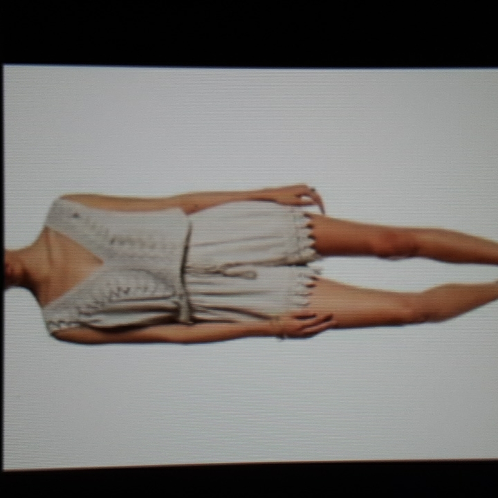 Romeo + Juliet  Crochet Trim Romper